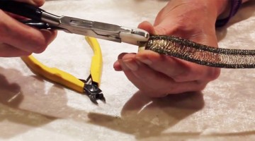 Crimping Ends of WireLuxe